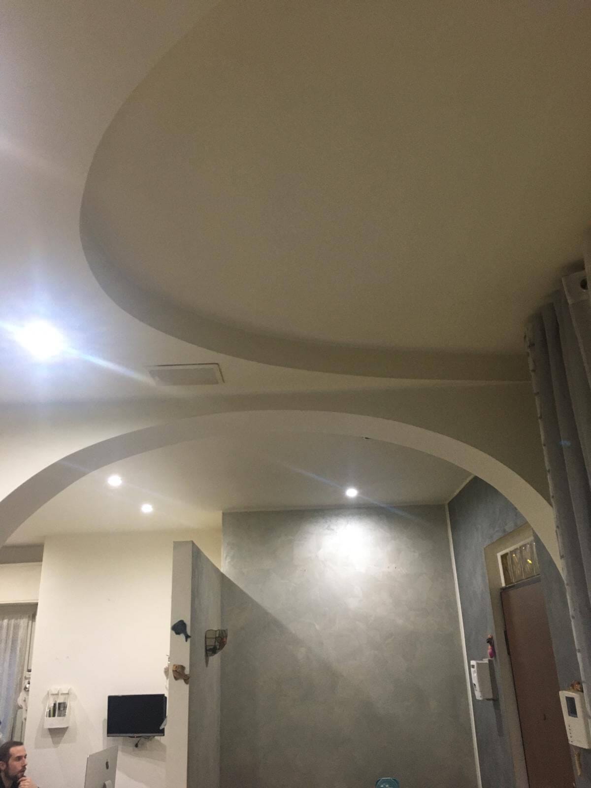 Stucco decorativo grigio – Velature e stucchi, lavoro di VGA Impresa Edile